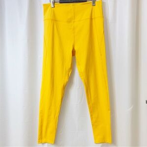Girlfriend Collective Yellow Compressive High Rise Leggings XXL
